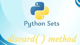 Python Sets discard method