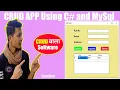 Complete CRUD Operation in C with MySql Step By Step in Nepali Create Read Update Delete in C