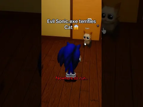SONIC.EXE TERRIFIES HIM 😱🔥 #roblox #micup #sonic