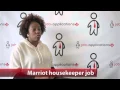 Marriott Housekeeper Job