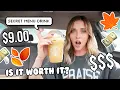 Trying STARBUCKS NEW Fall in a Cup Pumpkin SECRET MENU Drink 2022