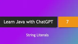 Learn Java with ChatGPT -