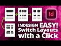 Switch Layouts INSTANTLY Primary Text Frames in InDesign