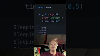 Use SLEEP to create time delay in Python