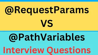 PathVariable Vs RequestParam Difference between PathVariable and RequestParam In Spring Boot