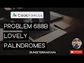 Problem 688B Codeforces Lovely Palindrome 18 March 2020