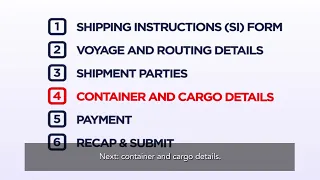 Tutorial My CMA CGM - How to submit your shipping instructions
