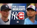 YANKEES vs CUBS Full Game Highlights July 31 2026 MLB Season