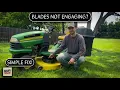 SUPER EASY Deck Belt Replacement For John Deere Riding Mowers