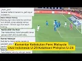 Download Lagu Komentar Ketakutan dan Pasrah Fans Malaysia Usai Timnas Indonesia U-23 Kalahkan Philipina U-23