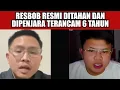 RESBOB RESMI DITAHAN DAN DIPENJARA TERANCAM 6 TAHUN