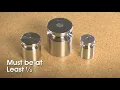 How to Calibrate Easy-Count Scales