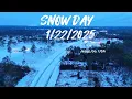 Snow Day 01 22 2025 Jesup GA USA