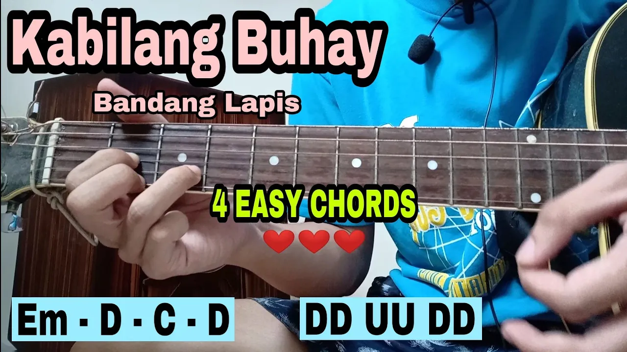 Kabilang Buhay Guitar Tutorial - Bandang Lapis (4 Basic Chords | SUPER EASY)