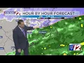 WPRI 12 Pinpoint Weather Forecast for 25 Rain into the evening