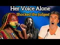 Rasta girl Singing like legend Lucky Dube bring American Got talent Judges to Tears 