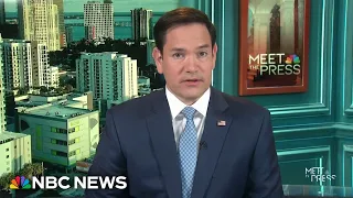 Sen Marco Rubio Says Iran Deal Is Unlikely Despite Trump S Remarks Full Interview 