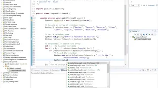 Java 7 7 - Sequential Search