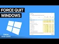 How To Force Quit On Windows Tech Insider