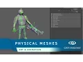 How to use Character Physics meshes in CRYENGINE Art Animation