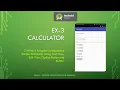 Simple Calculator in Android Studio Ex-3