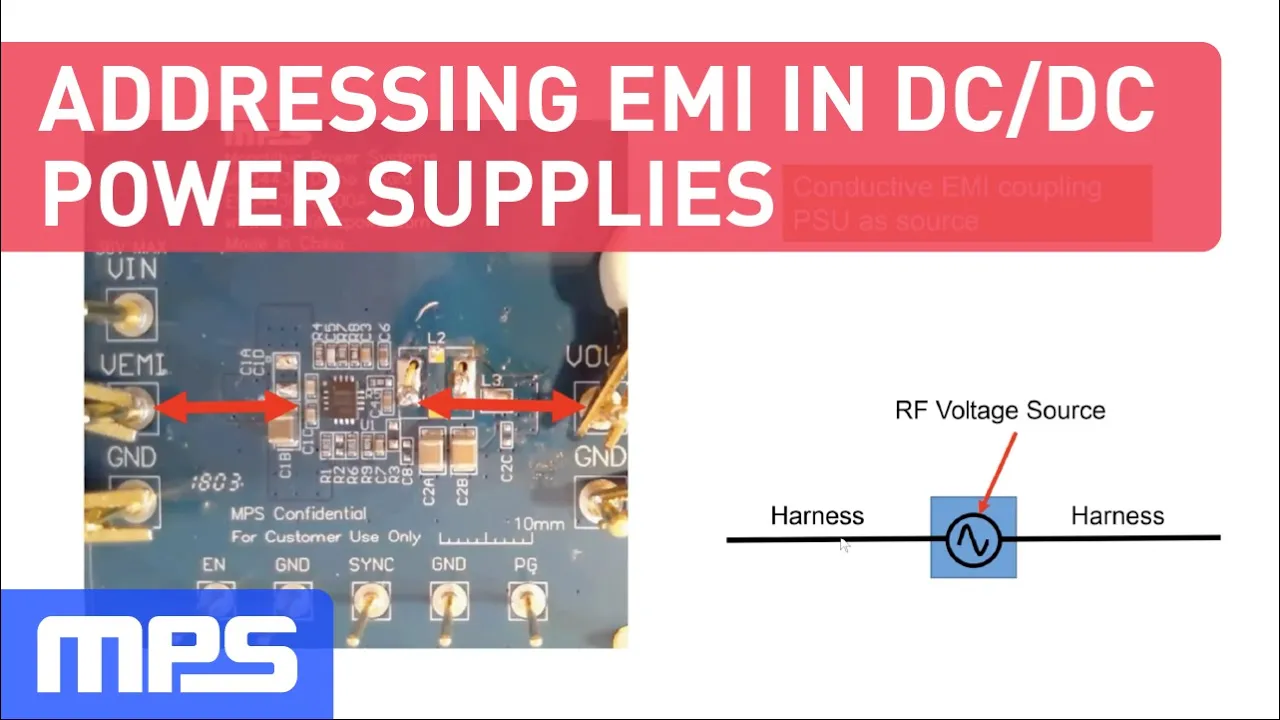 Webinar: Sources of EMI, issues with DC/DC power supply performance and more
