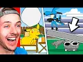 Download Lagu Reacting to the FUNNIEST Literal Pokemon Moves On the Internet (ANIMATION!)