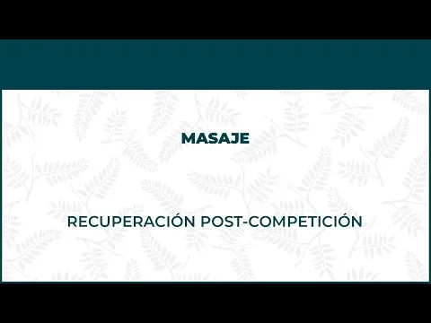 Recuperación Post-Competición. Masaje Terapéutico - FisioClinics Madrid