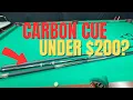 Carbon Fiber Pool Cues Under 200 Low Deflection Breakdown Review
