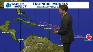 Friday morning Tropical Update Tracking Invest 92 94