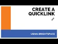 Create a Quicklink