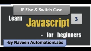 If Else Switch-Case - Control Flow in JavaScript
