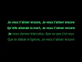 Florent Pagny - T’Aimer Encore (Karaoke)