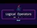 Logical Operators In Java Explain In Hindi By Nirbhay Kaushik