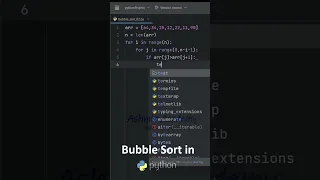 Bubble Sort in Python - Step-by-Step Explanation Python for beginners