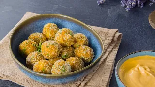 Boulettes de pommes de terre croustillantes avec mayonnaise épicée 🌶️