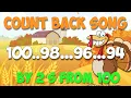 Thanksgiving Math Counting Back by 2 s from 100