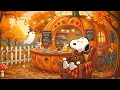 Snoopy s Halloween Pumpkin Cafe Relaxing Autumn Jazz Music Calming Coffee Shop Vibes