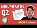AQA Language Paper 1 - Question 2 New for 2026