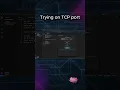 Python Port Scanner v2 TCP Test CustomTkinter GUI