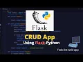 CRUD app using Flask-python code Flask Todo App - No Talking