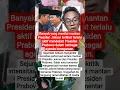 Download Lagu Banyak menilai mantan Presiden Jokowi terlihat aktif mendekati  Prabowo #shorts  #viralvideo