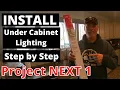 DIY Install Under Cabinet Lighting Out with the OLD In with the NEW