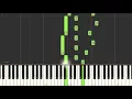 How To Play Interstellar Main Theme by Hans Zimmer Piano Tutorial Synthesia THE PIANO LAB