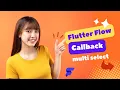 - Multi select component with callback parameter