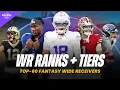 2026 Fantasy Football Rankings Tiers WR Sleepers Busts Breakouts
