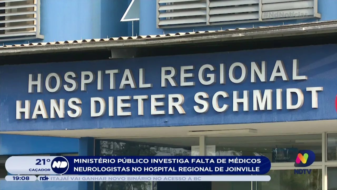 Ministério Público investiga falta de médicos neurologistas no Hospital Regional de Joinville
