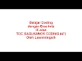 Brackets If 1 TOC SAGUSANOV CODING 47
