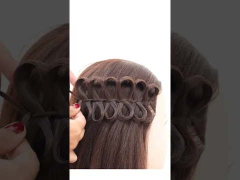 Hairstyle for party wear #hairstyle #newhairstyle