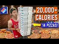 I Tried To Eat EVERY PIZZA On The Dominos Menu